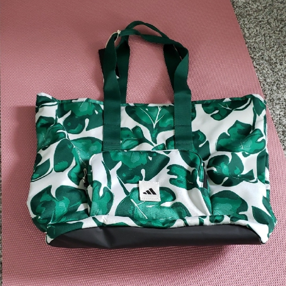 Adidas Large Tote Leaf Print